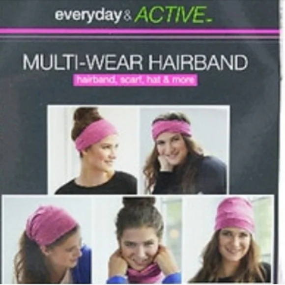 3 scunci hair accessories, Hair Band Neck Gaiter Hair Bands, Surfer - Picture 2 of 12